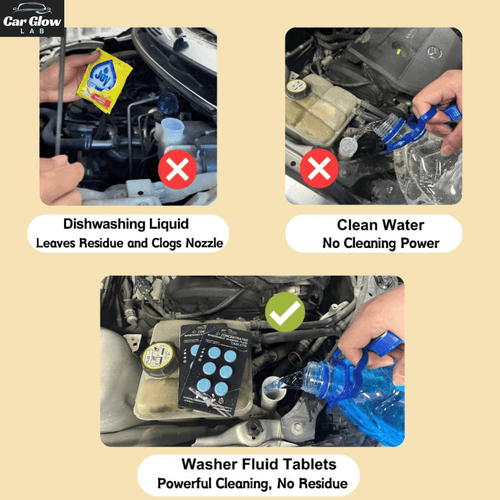 CGL 48L Car Solid Wiper Cleaner, Car Windshield Wiper Washer Fluid, Concentrated Washer Fluid