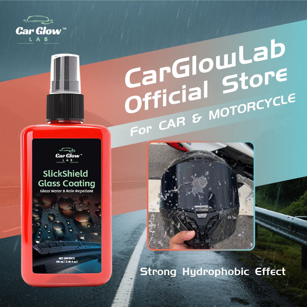 CGL Rainproof Spray, Waterproof Spray, Hydrophobic, Rain Repellent, Long Lasting Anti Rain