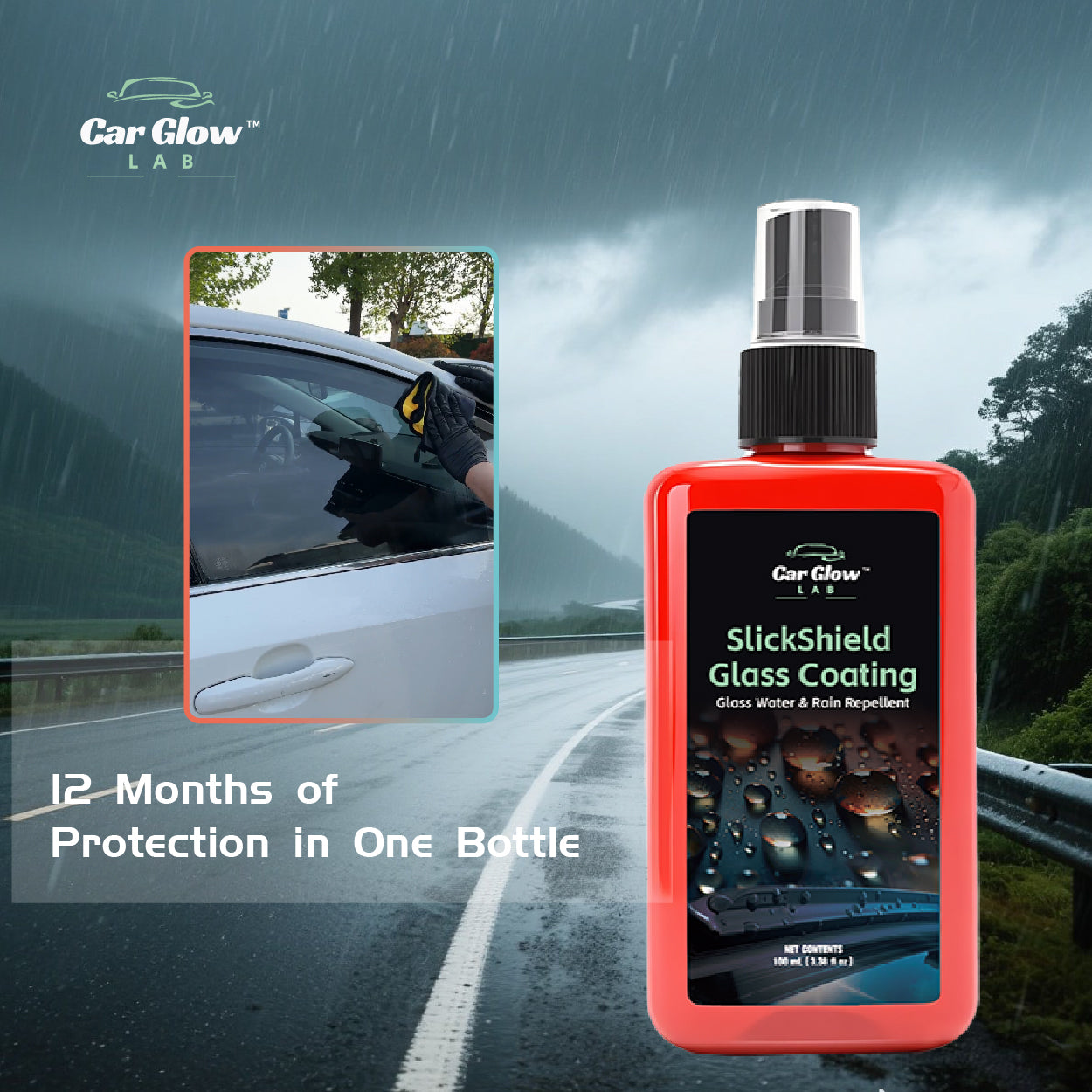 CGL Rainproof Spray, Waterproof Spray, Hydrophobic, Rain Repellent, Long Lasting Anti Rain