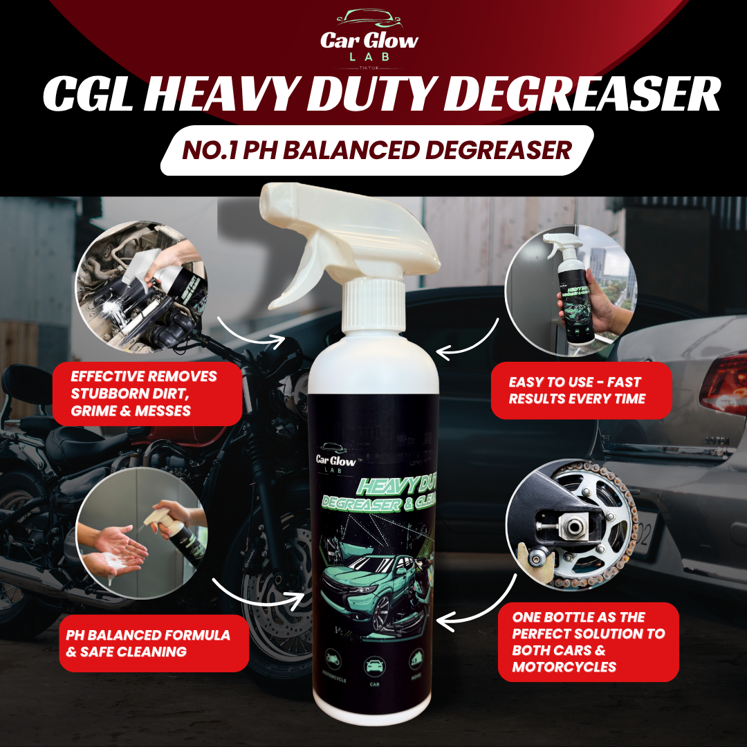 CGL 500ml Degreaser Spray- Engine Cleaner Spray，PH Balanced, All Purposed Degreaser, Bike/Motorcycle