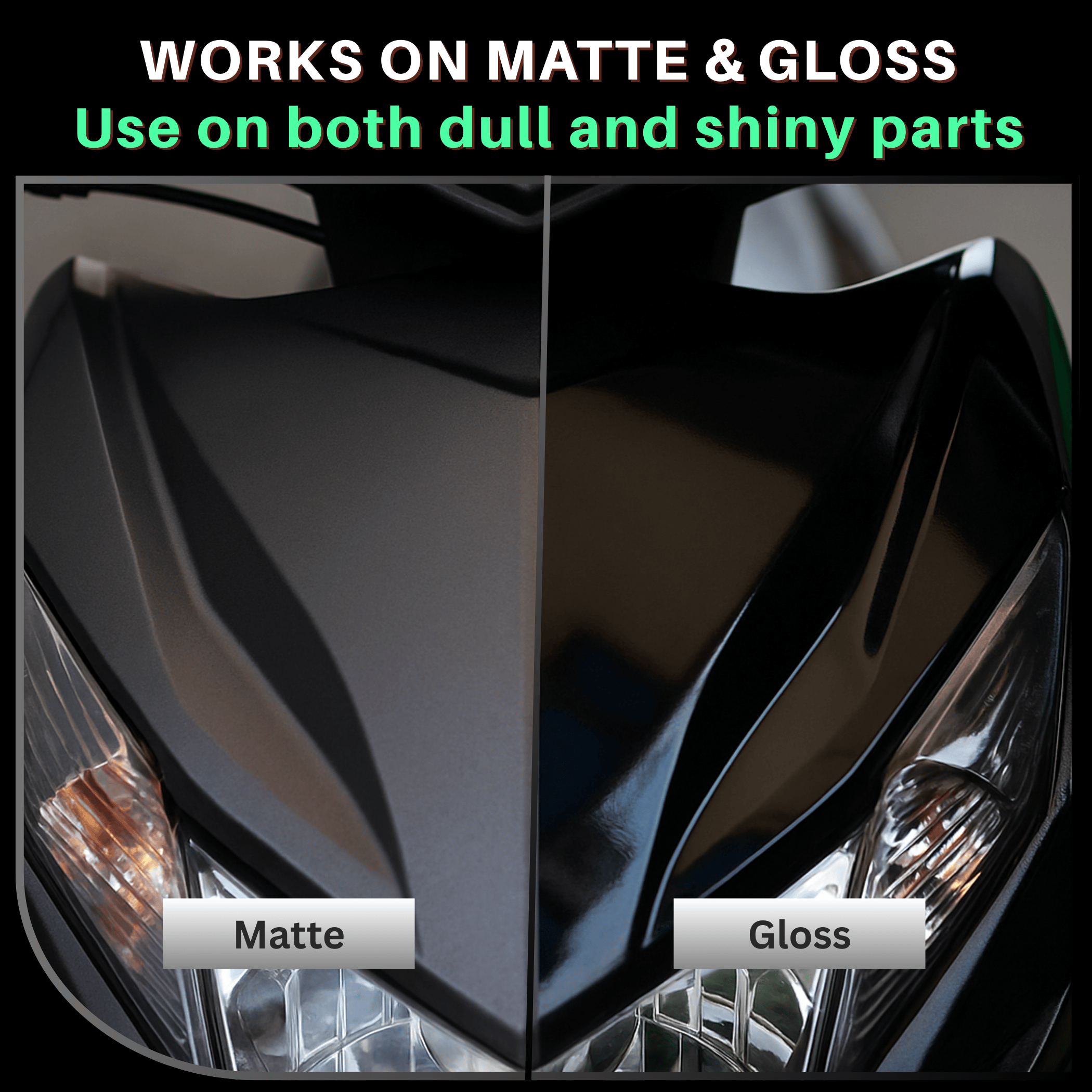 CGL Plastic Restorer, Wax For Glossy and Matte, Free Sponge, Buy 1 Take 1, Car & Motorcycle
