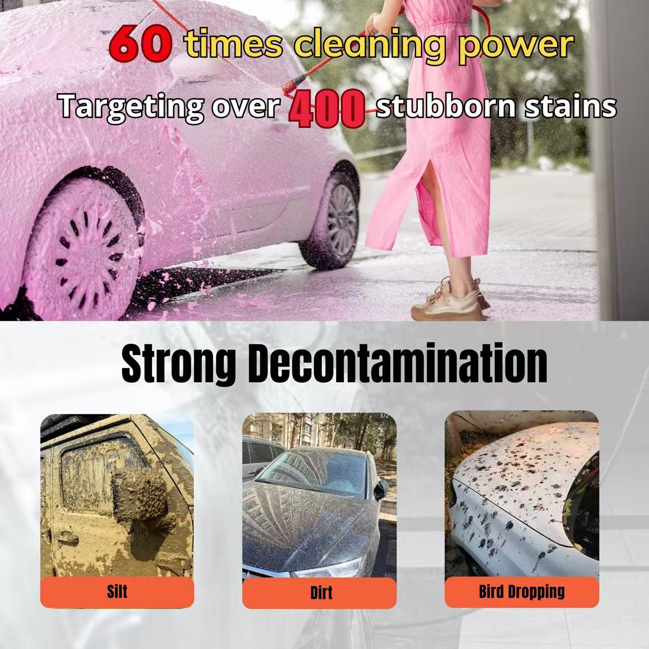 [CGL] 1.2 Liter Car Shampoo with Wax, Ultra Foamy, PH Neutral, Motorcycle Shampoo, 10x High Grade