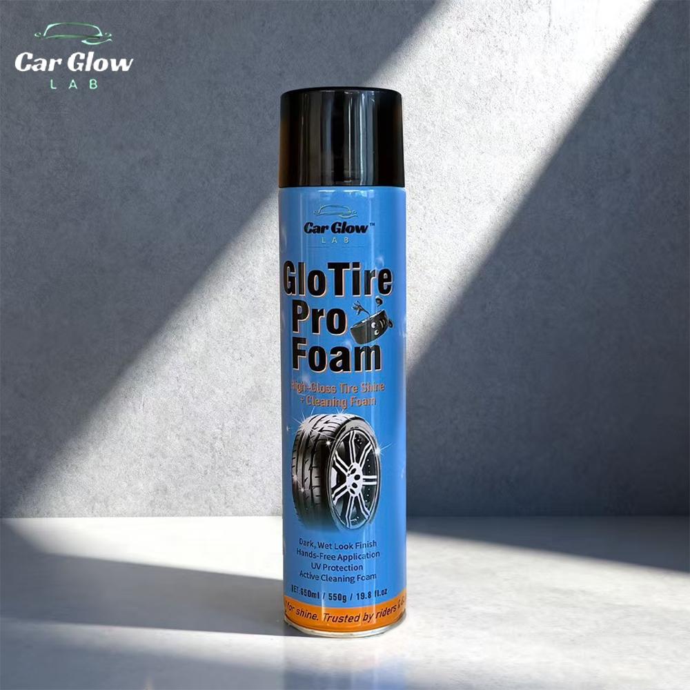 CGL Tire Foam Cleaner, Tire Sealant, Instant Deep Black Shine, High Gloss, Protective Wax