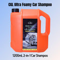 [CGL] 1.2 Liter Car Shampoo with Wax, Ultra Foamy, PH Neutral, Motorcycle Shampoo, 10x High Grade