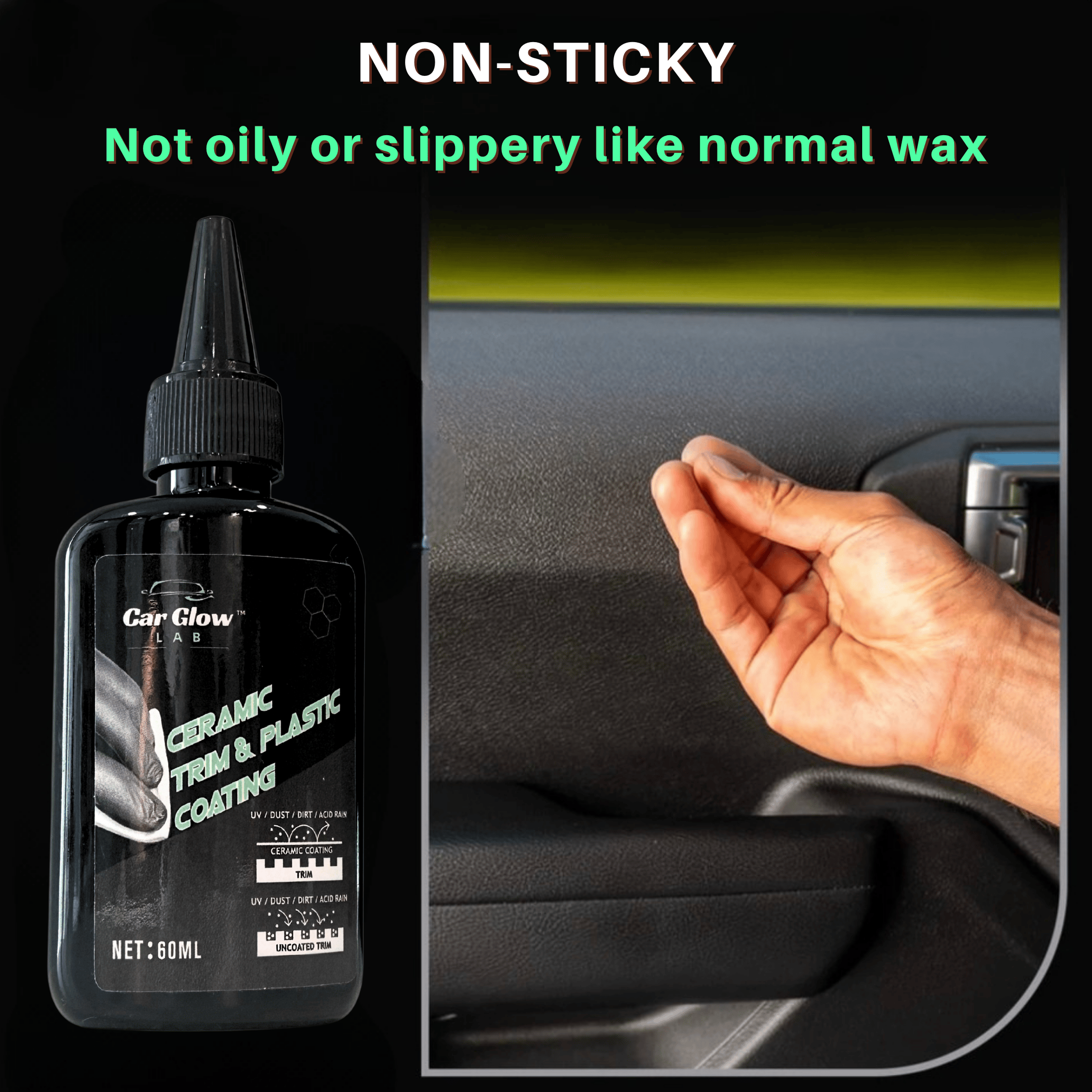 CGL Plastic Restorer, Wax For Glossy and Matte, Free Sponge, Buy 1 Take 1, Car & Motorcycle