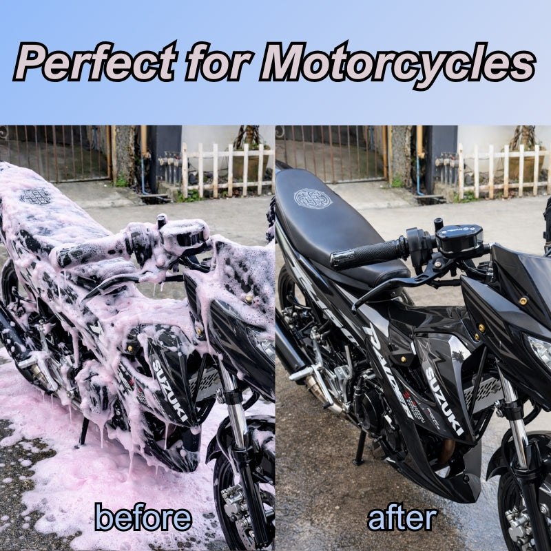 [CGL] 1.2 Liter Car Shampoo with Wax, Ultra Foamy, PH Neutral, Motorcycle Shampoo, 10x High Grade